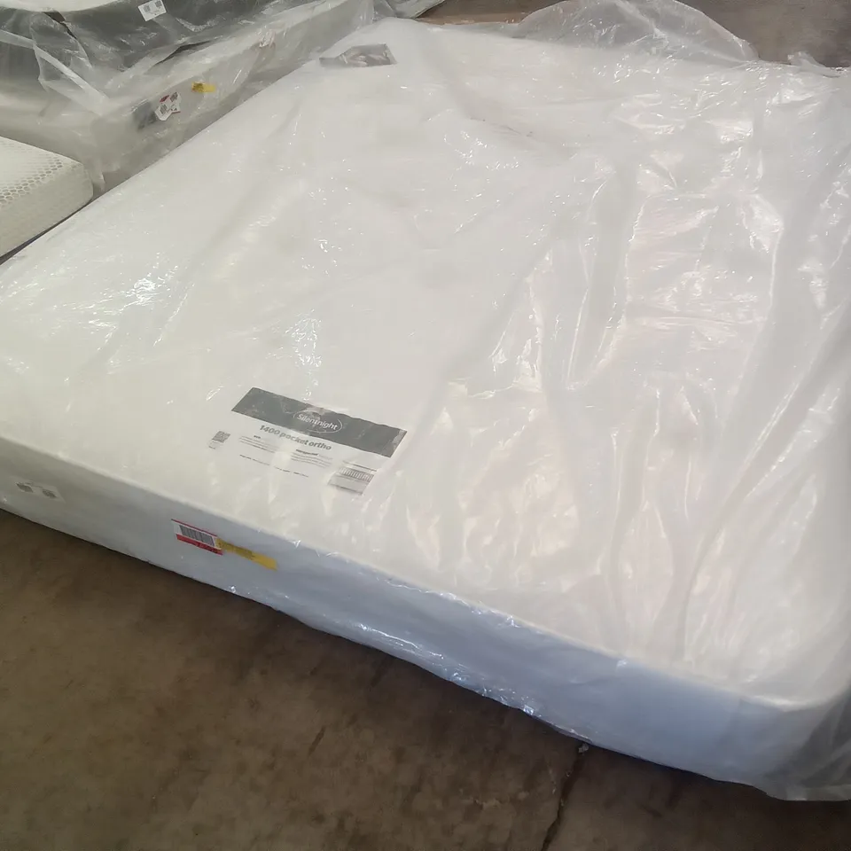 QUALITY BAGGED SILENTNIGHT 1400 POCKET ORTHO 5FT MATTRESS