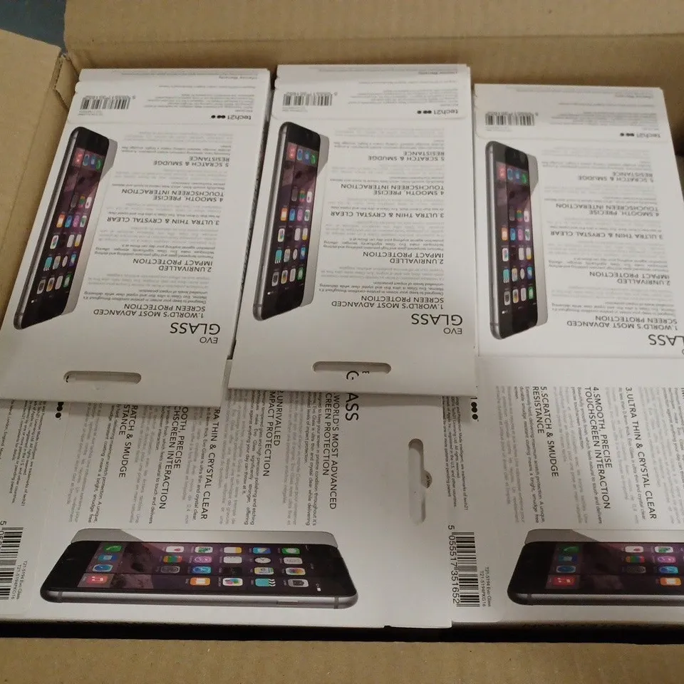 LOT OF 93 X TECH 21 EVO GLASS SCREEN PROTECTOR FOR APPLE IPHONE 6/6S PLUS CLEAR 