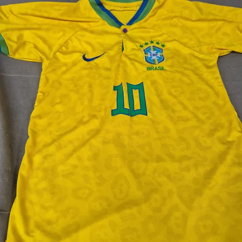 BRAZIL FC - NEYMAR JR. 10 FOOTBALL JERSEY – SIZE UNSPECIFIED - KIDS