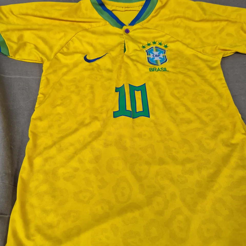 BRAZIL FC - NEYMAR JR. 10 FOOTBALL JERSEY – SIZE UNSPECIFIED - KIDS