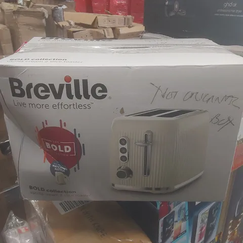 BOXED BREVILLE BOLD 2-SLICE TOASTER - CREAM