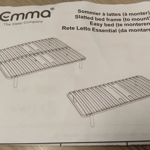 BRAND NEW BOXED EMMA SLATTED BED FRAME - 150 x 200 KING SIZE (1 BOX)