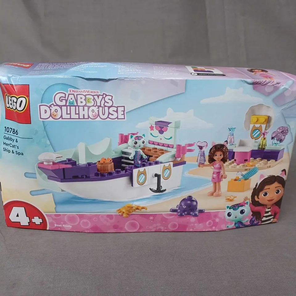 LEGO GABBYS DOLHOUSE - GABBY AND MERCATS SHIP & SPA - 10786