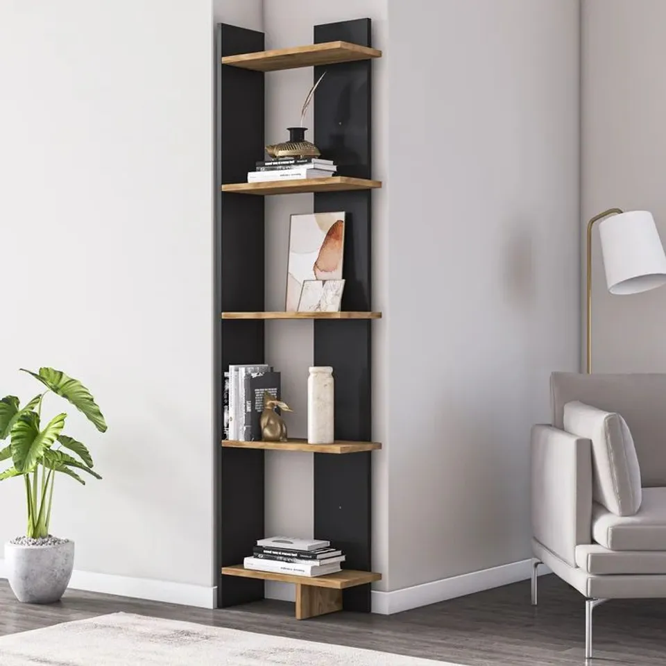 ALICE CORNER BOOKCASE BOOKSHELF SHELF