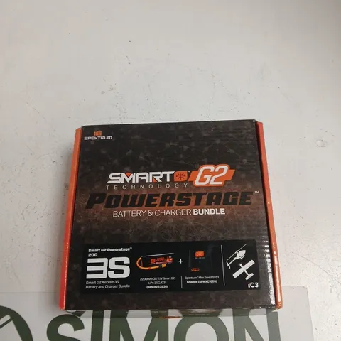 SPEKTRUM SMART G2 POWERSTAGE BATTERY & CHARGER BUNDLE, 3S (2200MAH) – BOXED