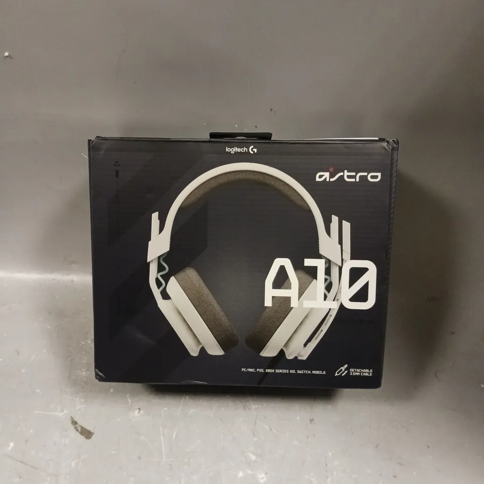 BOXED LEGITECH ARTRO A10 HEADPHONES IN WHITE