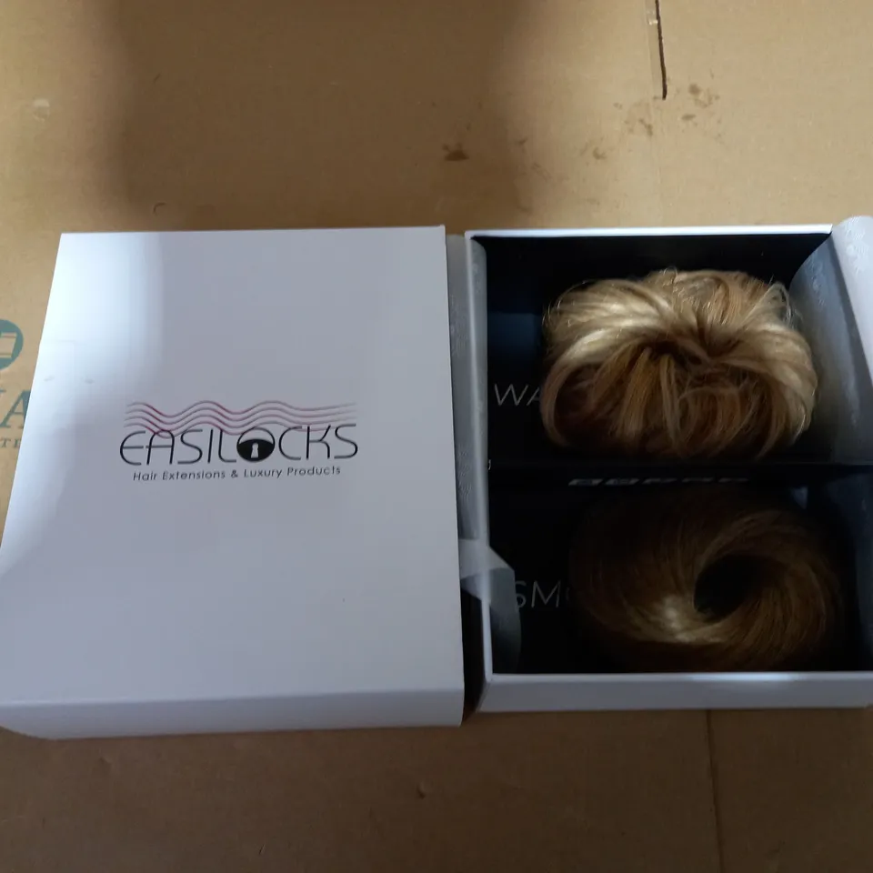 EASILOCKS SET OF 2 SCRUNCHIES SAND AND VANILLA