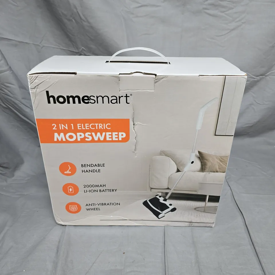 HOMESMART 2 IN 1 ELECTRIC MOPSWEEP – BOXED