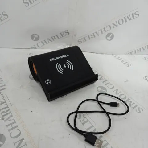 BELL HOWELL 2IN1 SPEAKER AND WIRELESS CHARGER