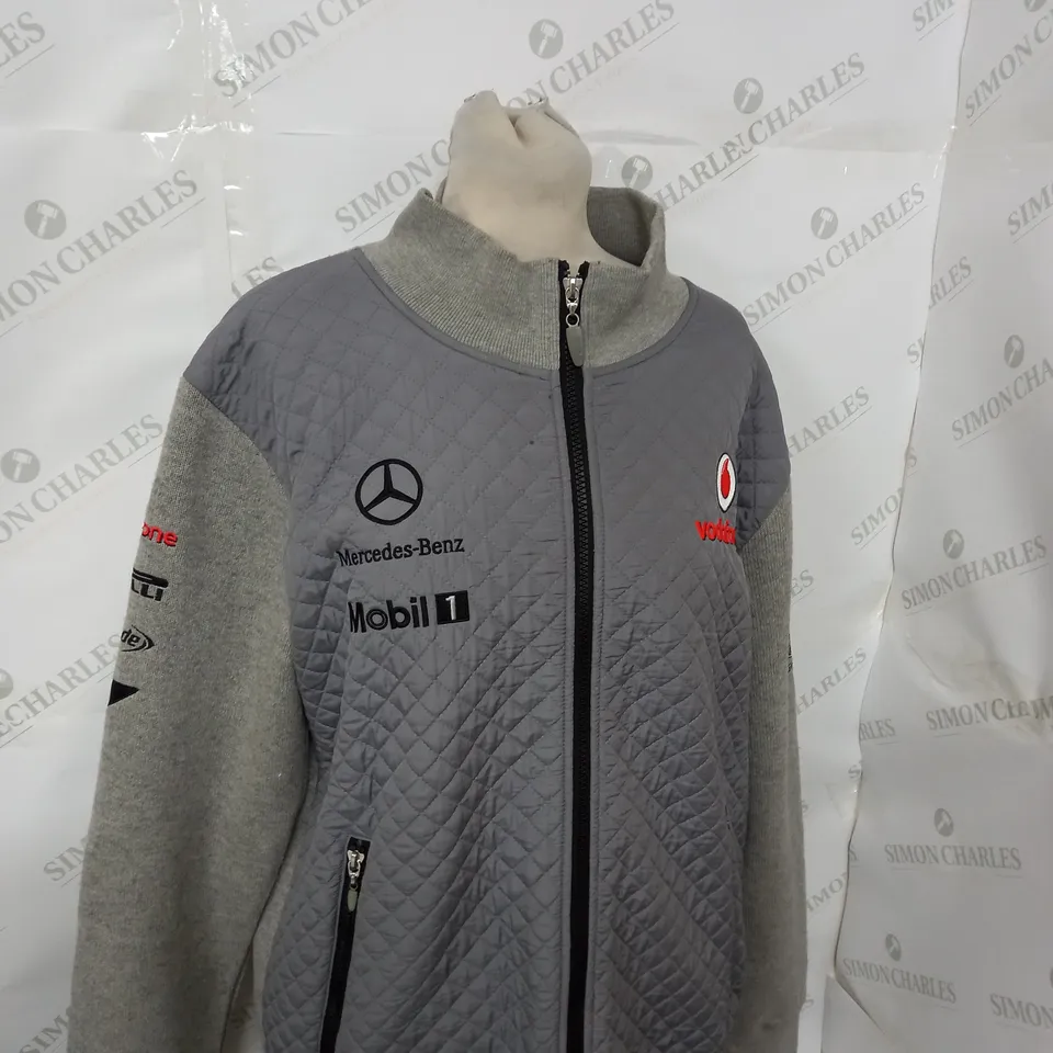 MERCEDES-BENZ TEAM ZIPPED JACKET SIZE L