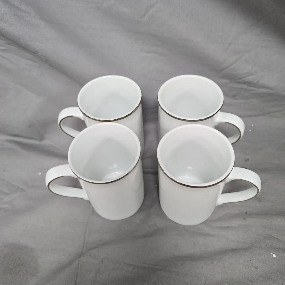 FAIRMONT & MAIN ETERNAL SILVER MUGS – SET OF 4