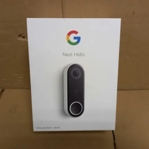 GOOGLE NEST HELLO VIDEO DOORBELL SYSTEM