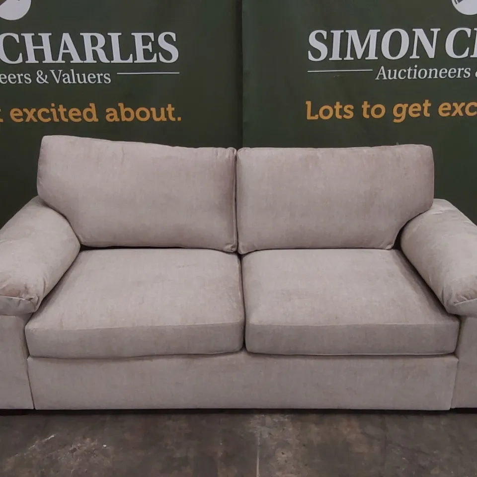 ELIZA FABRIC 3 SEATER SOFA - BEIGE RRP £749
