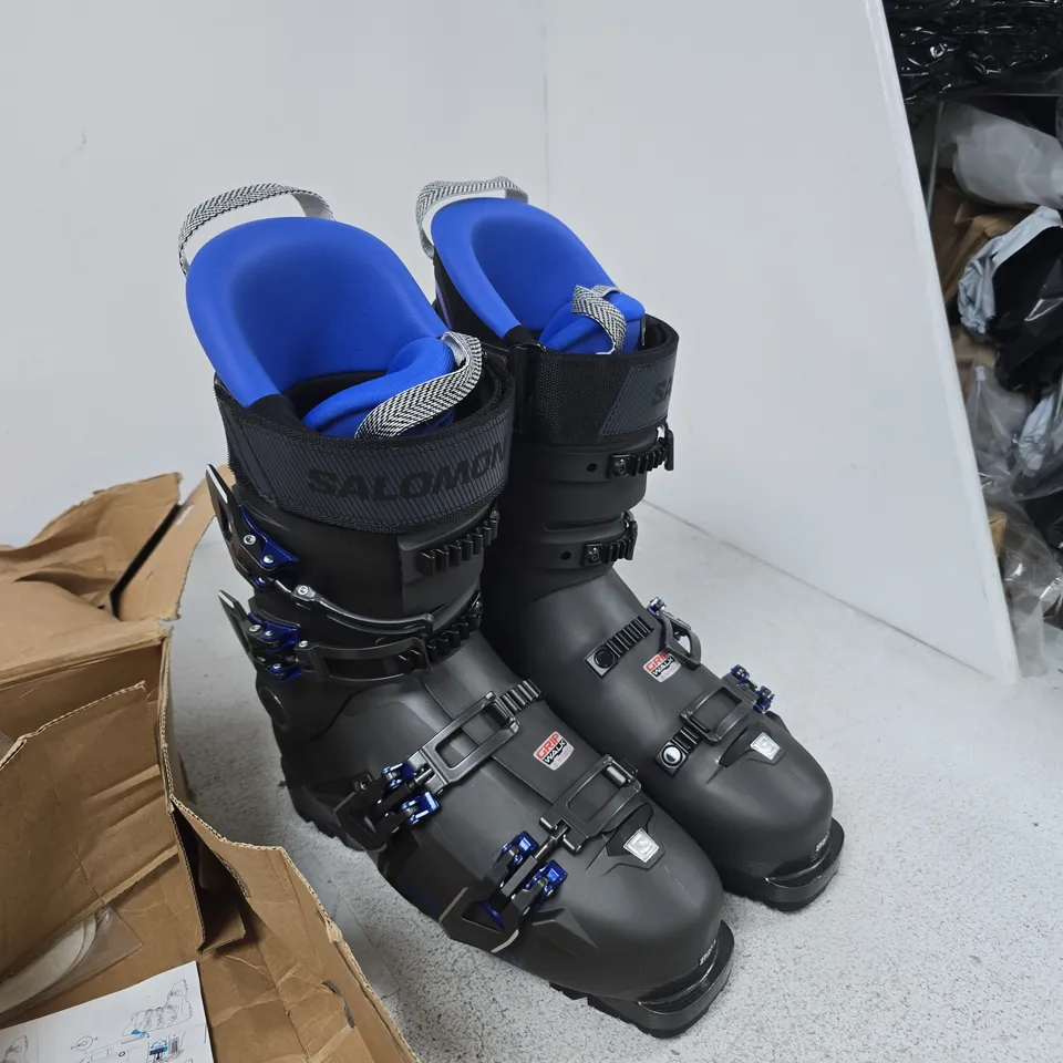 SALOMON S/PRO MV 120 GW SKI BOOTS – BLACK/BLUE, SIZE 27/27.5