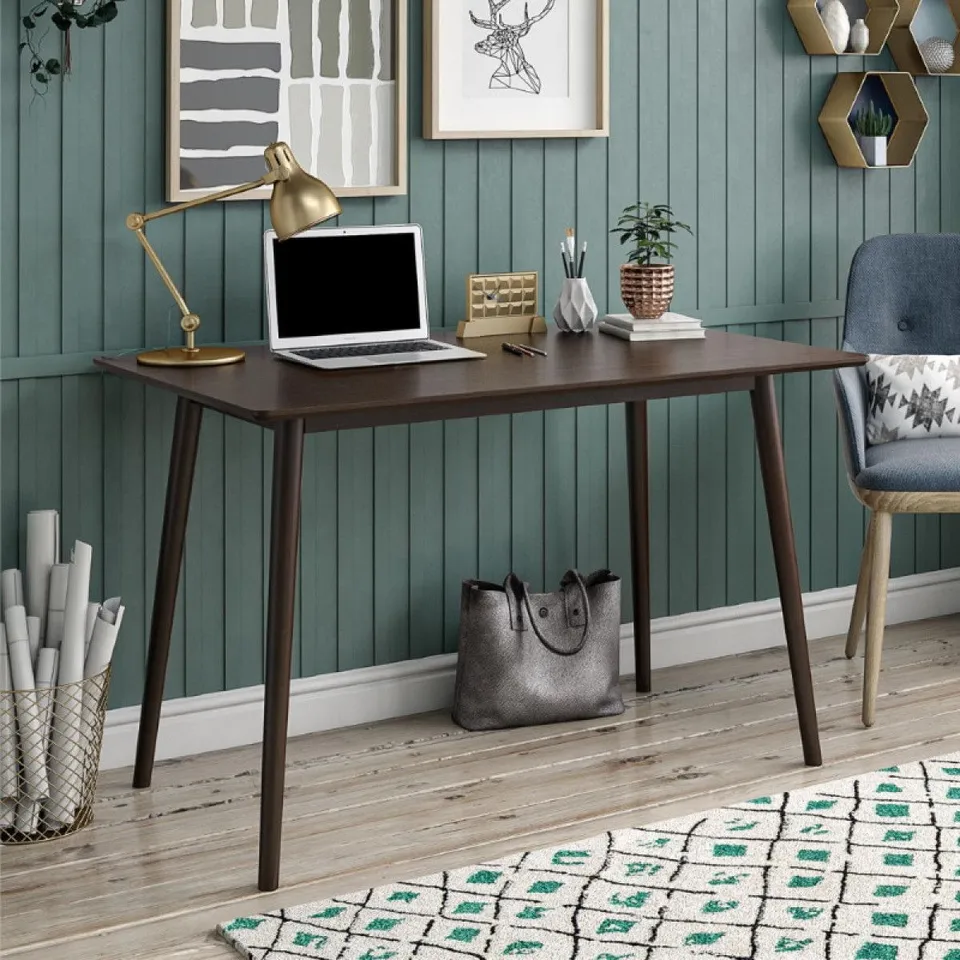 BOXED HOME OFFICE DESK WALNUT BRITTANY STUDY DESK