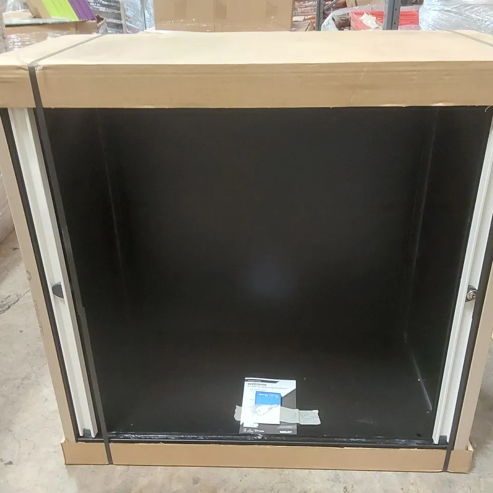 BRAND NEW BISLEY TAMBOUR CUPBOARD STEEL - BLACK