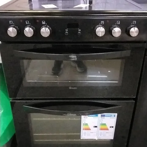 SWAN SX158110B FREESTANDING COOKER BLACK 