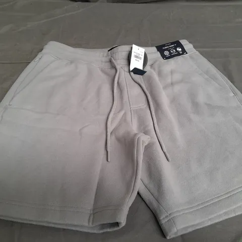 HOLLISTER LIGHT GREY FLEECE SHORTS 7 - MEDIUM