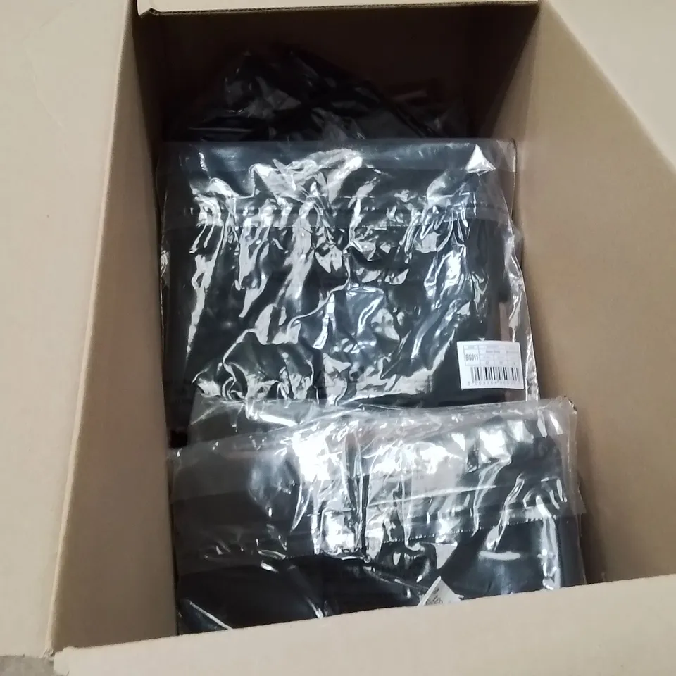 BOXED BRAND NEW APPROXIMATELY 24 MAGISCULPT 2PK RACER BODYSUITS BLK/COFFEE SIZE 22