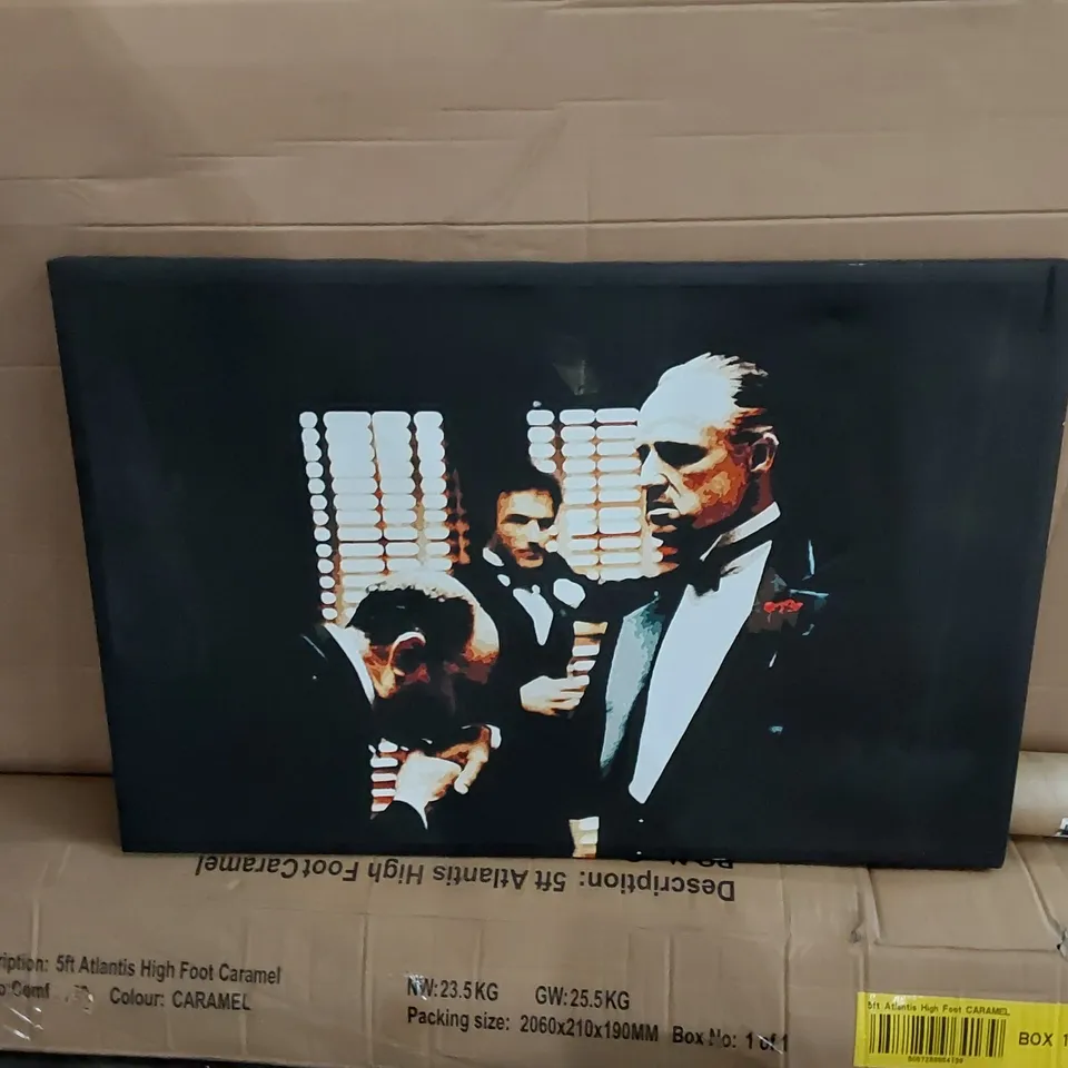 THE GODFATHER KISS OF RESPECT - WRAPPED CANVAS