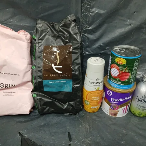 APPROXIMATELY 5 ASSORTED FOOD &DRINK ITEMS TO INCLUDE - GRIND COFFEE, PEPPERMINTS AND TOMATOE SOUP - COLLECTION ONLY