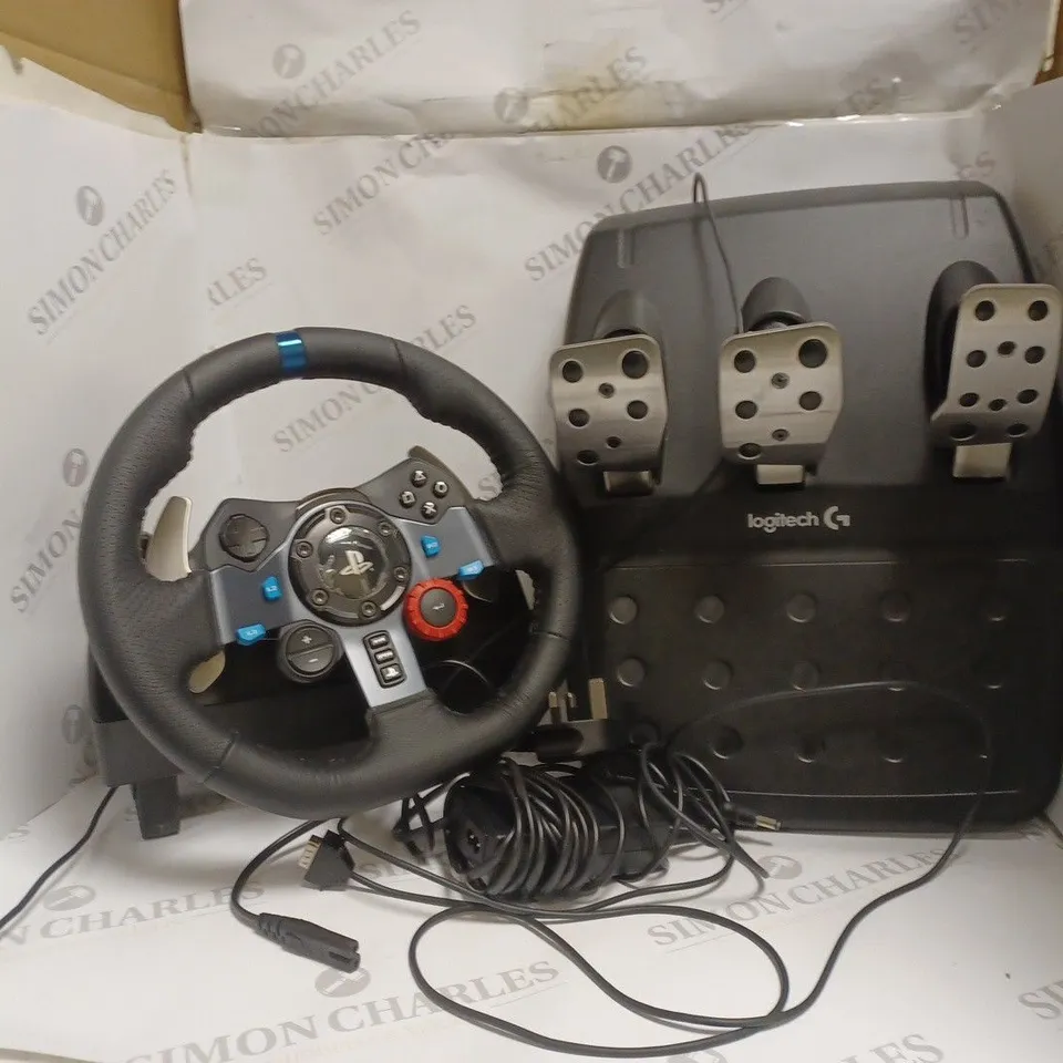 BOXED LOGITECH G29 DRIVING FORCE RACING WHEEL FOR PS5, PS4, PS3 AND PC RRP £269.99
