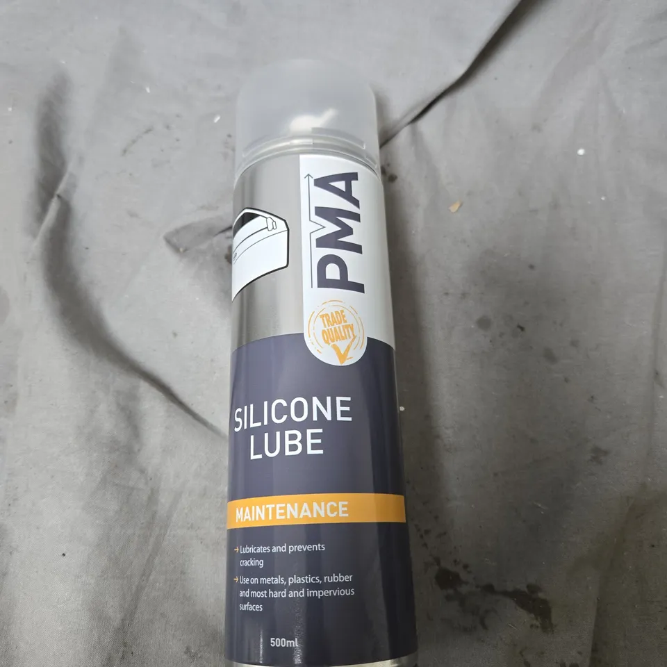 BOX OF APPROXIMATELY 12 X PMA SILICONE LUBE MAINTENANCE 500ML