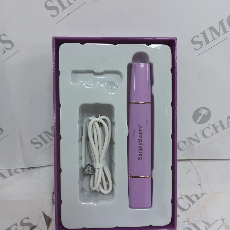 BOXED BEAUTY 2 IN 1 SUPER SMOOTH FACE & BROWS HAIR REMOVER, PURPLE