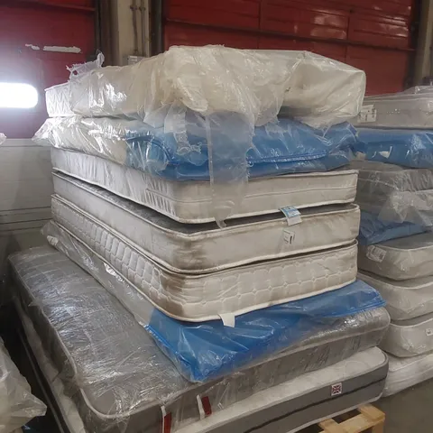 PALLET CONTAINING 8x ASSORTED UNBAGGED MATTRESSES