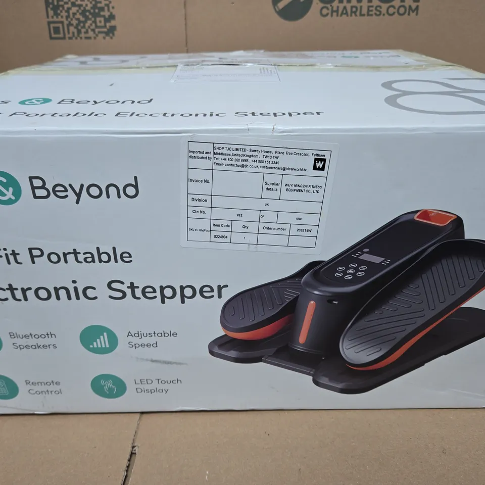 BLISS & BEYOND STEPFIT PORTABLE ELECTRONIC STEPPER
