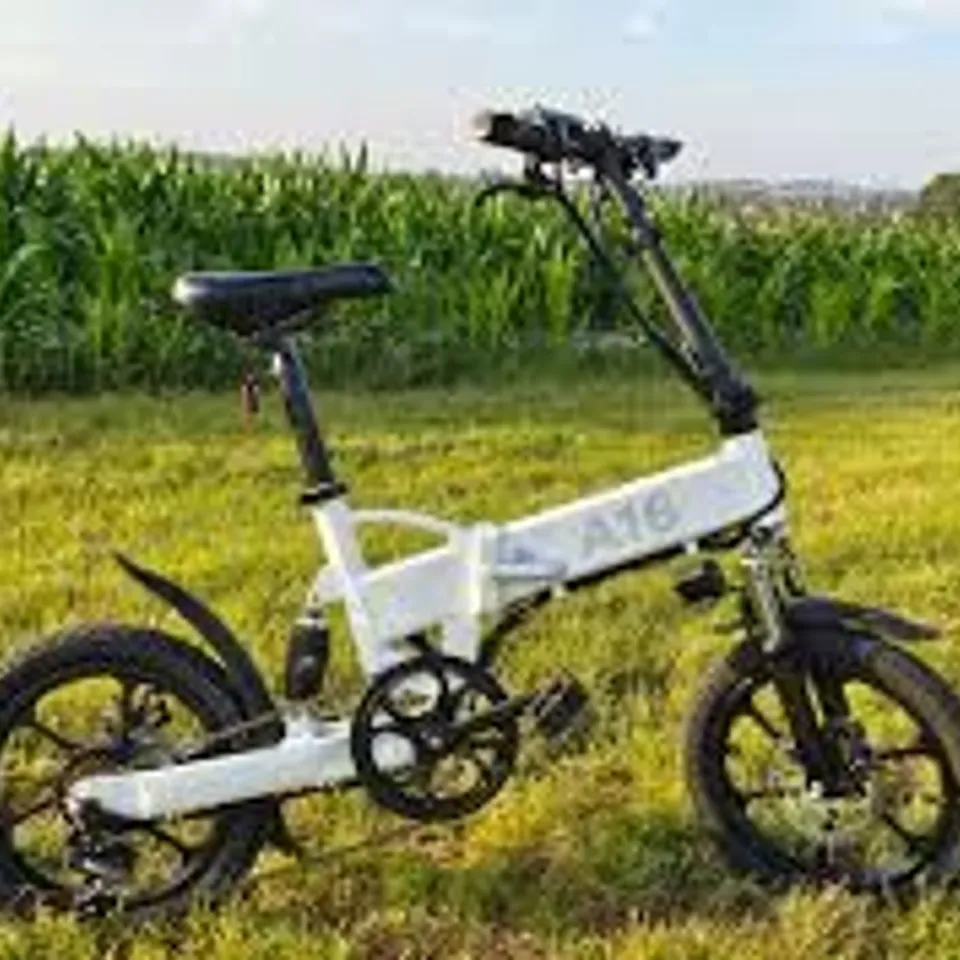 BOXED ADO A16 FOLDING ELECTRIC BIKE - WHITE