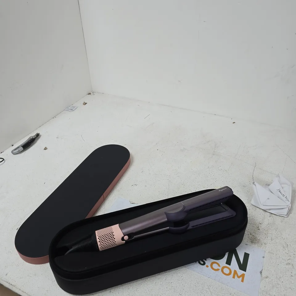 DYSON AIRSTRAIT WET-TO-DRY STRAIGHTENING WAND – PURPLE/PINK, WITH CASE