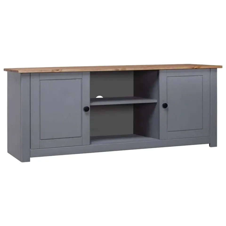 BOXED MANLEY SOLID WOOD TV STAND FOR TVS UP TO 50"