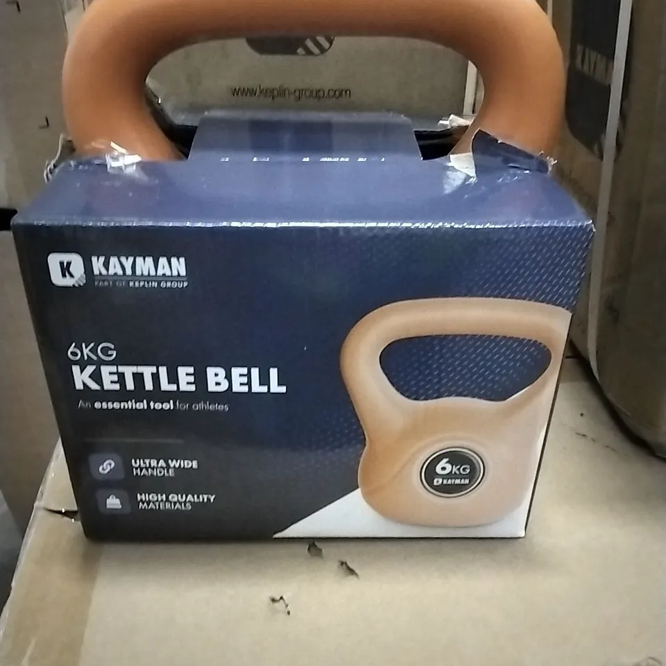 BOXED KAYMAN 6KG KETTLE BELL 