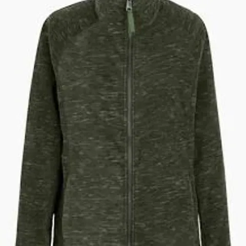 BRAND NEW REGATTA MAYSE FULL ZIP FLEECE IN DARK KHAKI - UK 8