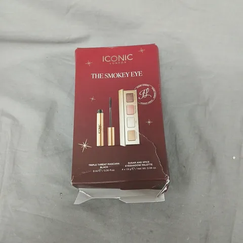 ICONIC LONDON THE SMOKEY EYE PALETTE & TRIPLE THREAT MASCARA – RED BOX