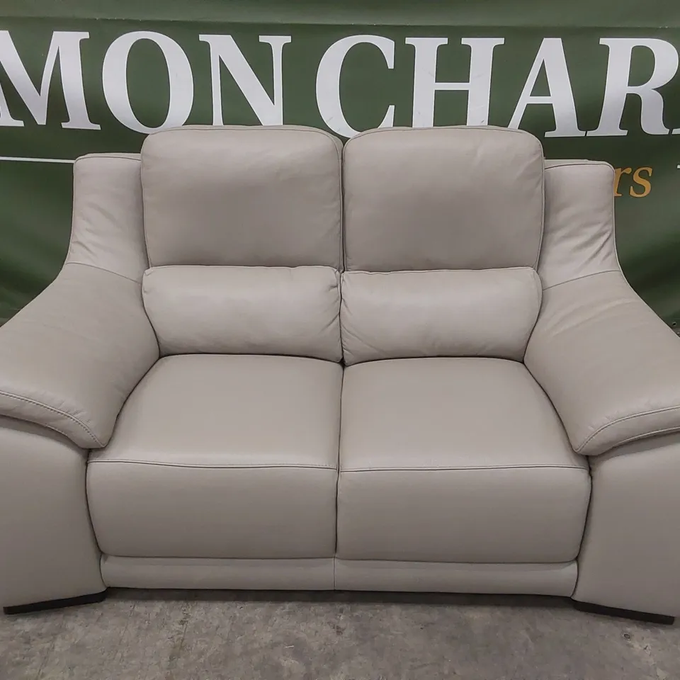 QUALITY DESIGNER ITALIAN MADE RICCARDO 2 SEATER LEATHER SOFA
