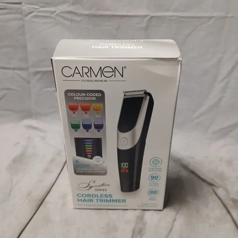 BOXED AND SEALED CARMEN CORDLESS HAIR TRIMMER