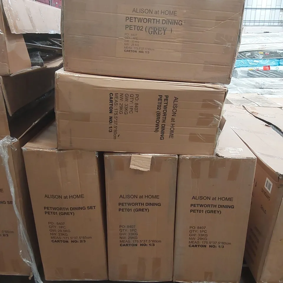 PALLET OF ASSORTED GARDEN AND PATIO FURNITURE INCOMPLETE SETS