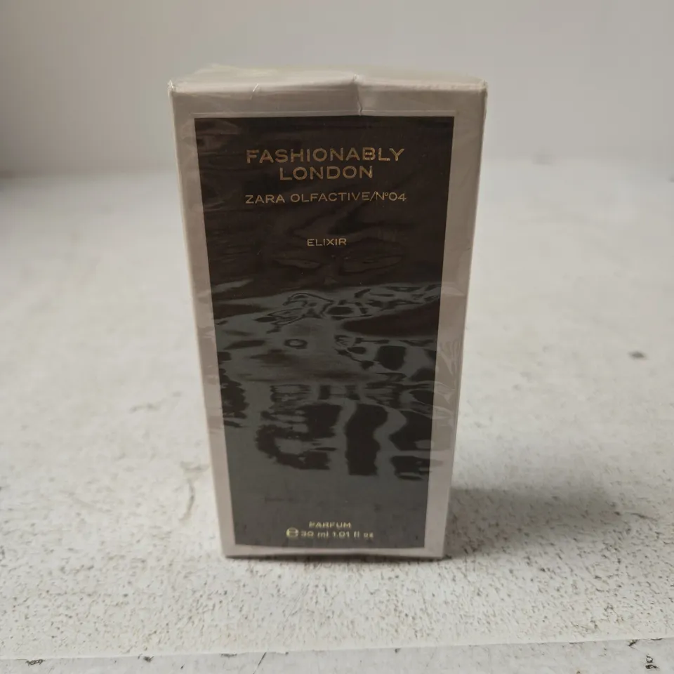 FASHIONABLY LONDON – ZARA OLACTIVE NO. 04 ELIXIR 30ML COLLECTION CREATED BY JO MALONE