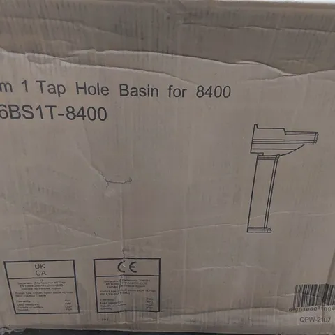 BOXED 650MM U SHAPED PEDESTAL SINK (2 BOXES)
