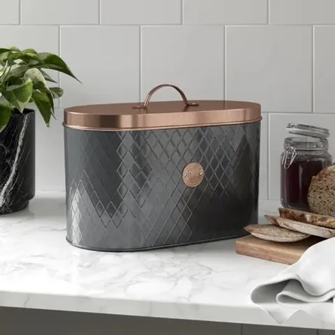 BOXED HENRIK COPPER BREAD BIN