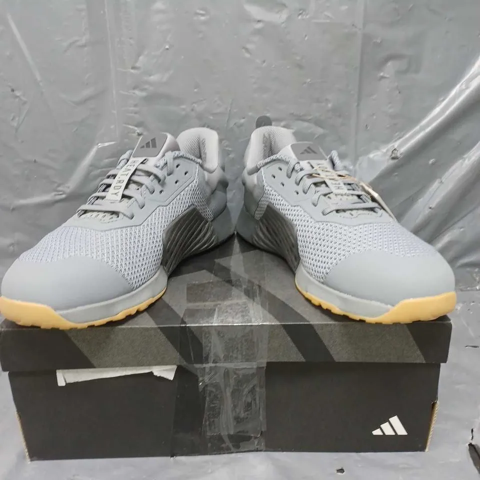 ADIDAS DROPSET SET 3 TRAINERS GREY SIZE 9