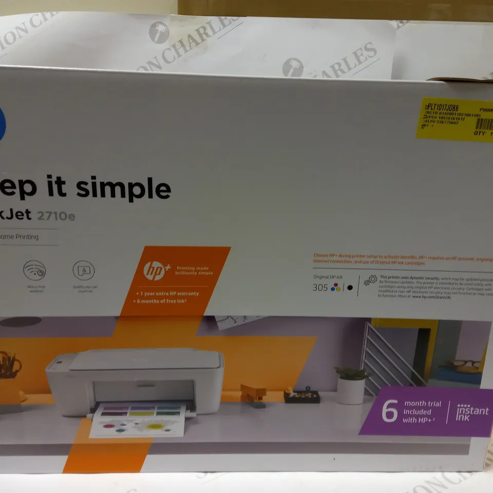 HP DESKJET 2710e PRINTER