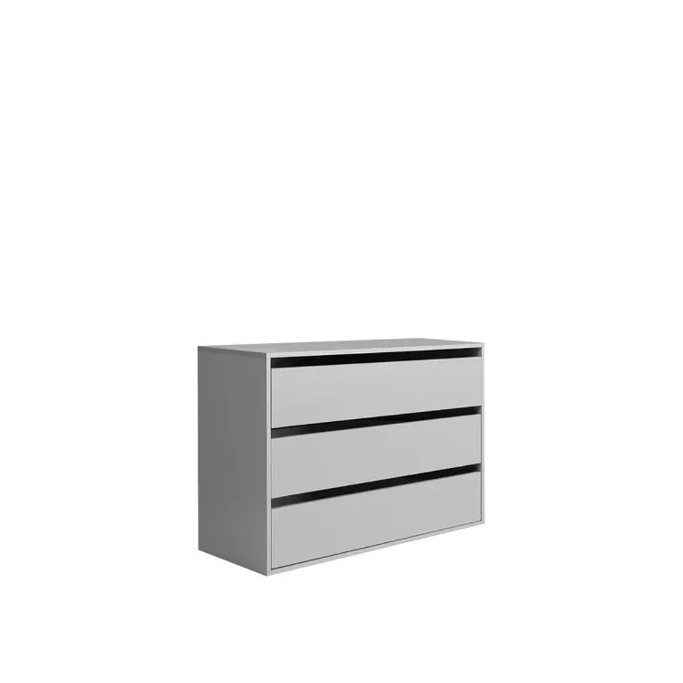 BOXED ALBIE 98.7CM CHEST OF DRAWERS (1 BOX)