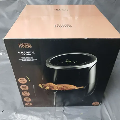 BOXED GEORGE HOME 6.2L DIGITAL AIR FRYER