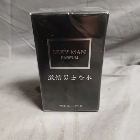 BOXED AND SEALED SEXY MAN PARFUM 55ML