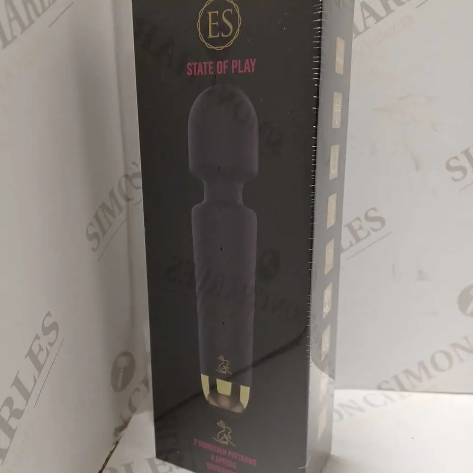 EROTIC STATE OF PLAY VIBRATOR WIRELESS WAND MASSAGER - ES100