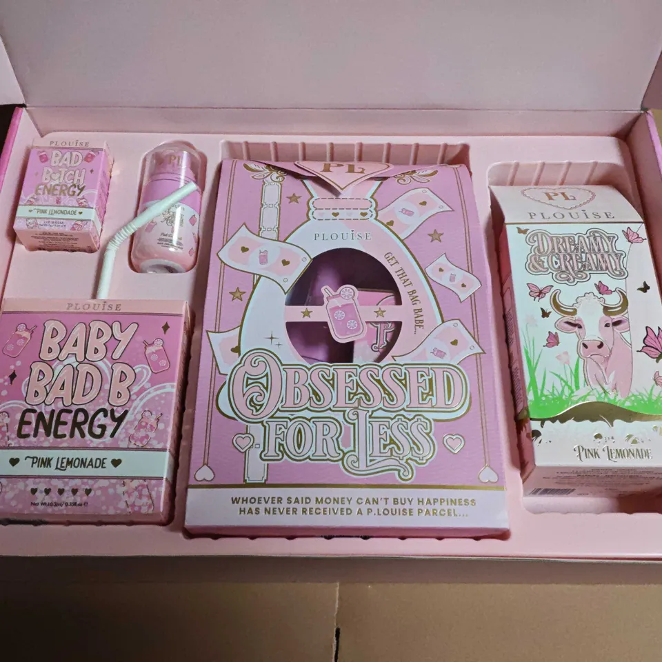 SEALED PLOUISE WHAT A TREAT PINK LEMONADE COSMETICS BOX SET