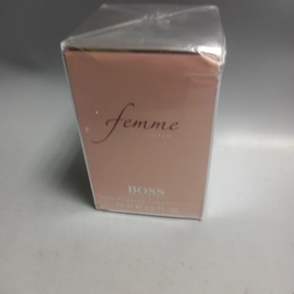 BOXED AND SEALED HUGO BOSS FEMME EAU DE PARFUM 75ML 